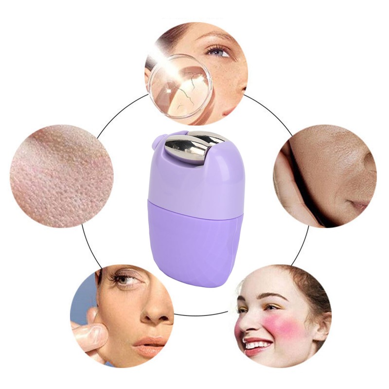 Ice Face Roller Tray Reusable Multifunctional Facial Massage Silicone Metal
