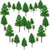 Pack of 25 Model Trees, Miniature, Train Trees, Railway, Landscape,