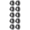 10Pcs Turning Insert Carbide Round Blade Lathe Cutter Milling CNC