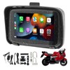 Sunweyer Portable Carplay Wireless Android Auto for Motorcycle,5 Inch IPX7
