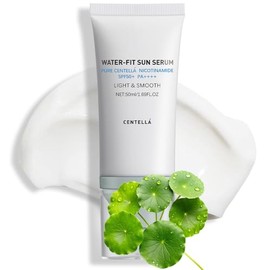 BAISEN DIARY Centella - Protector solar SPF 50 PA ++++, Hyalu Cica Water-Fit - Suero solar, protector solar ligero con centella asiática, protección s