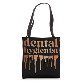 Black Dental Hygienist African American Dental Hygiene Tote Bag