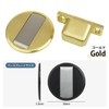 prendre PR-MAGSTO-BK Magnetic Door Stopper, Flat, Thin, Door Stopper, Strong,