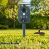 Outdoor Solar Power Animal Repellent Garden Ultrasonic Infrared Induction Bird