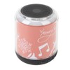 Mini Bluetooth Speaker Christmas Pattern Festive Atmosphere RGB Music Player