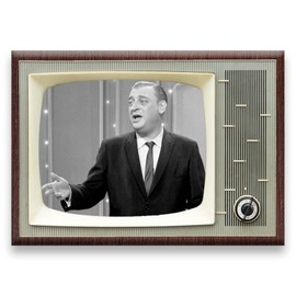 Rodney Dangerfield Standup Comedian Retro TV Design Fridge Magnet