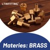 LTWFITTING Brass BSP Fitting Coupler/Adapter 3/8-Inch Female BSPP x 8mm