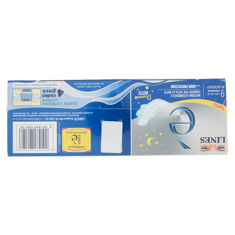 Lines It's Night with Lactiflex Wings - Pack of 36