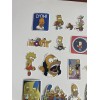 The Simpsons 54 PCS Anime Spoof Simpson Sticker Waterproof Suitcase