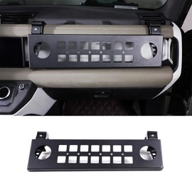 PIUGILH Co-Pilot Dashboard Storage Tray Rack Compatible with Land Rover Defender 90 110 130 2020-2025, Dash Board Passenger Storage Organizer Shelf Panel, Black