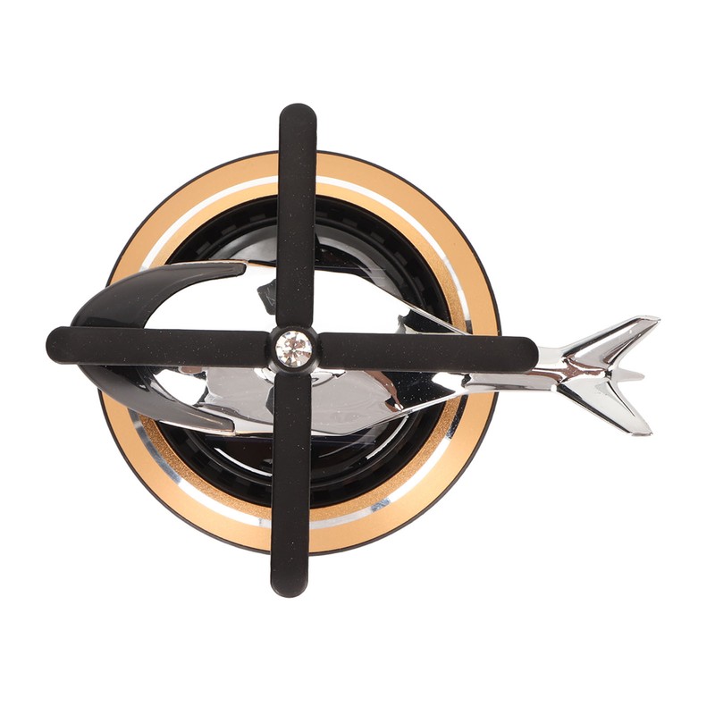 Car Air Fresheners with Solar Rotating Relieve Stress Purifie Odors