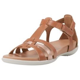 Easy Spirit Women's Leia3 Flat Sandal, Tan, 8.5