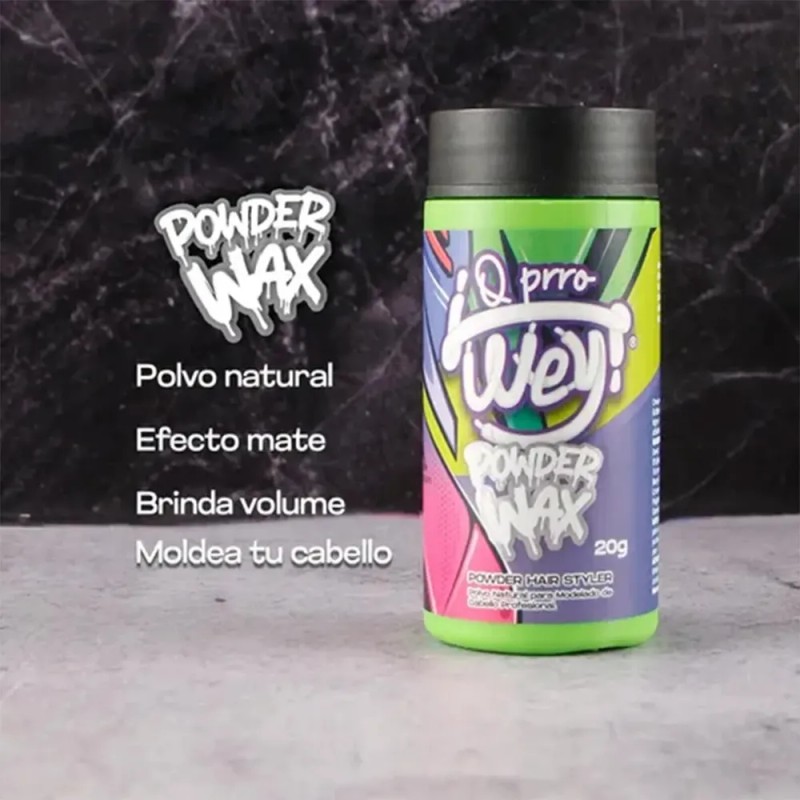 Qprro Wey Polvo Texturizador Wax Powder 20g Hecho En Turquía