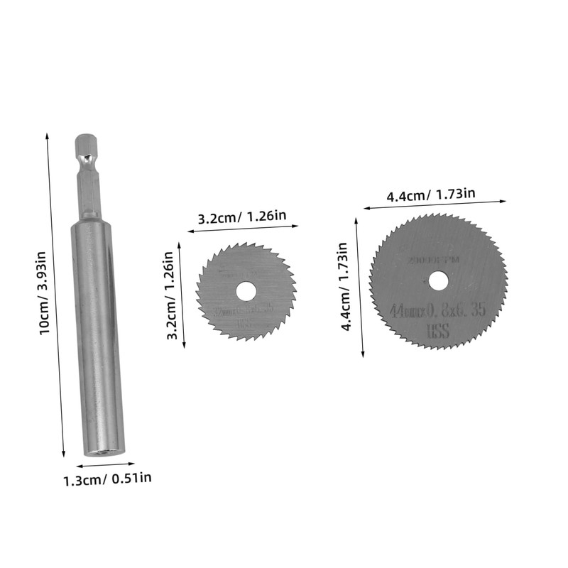 SHINEOFI 1 Set PVC Pipe Cutter Blade Kit High Speed