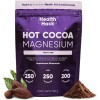 Hot Cocoa Magnesio Noche Bebida Cacao Polvo Azúcar 250 Bisglicinato