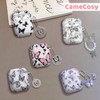 CameCosy Compatible for AirPods 1st&2nd Generation Case with Cute Keychain,