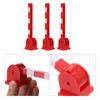 TOYANDONA 3 Pcs Simulated Traffic Sign Roadblock Toy, Mini Stop