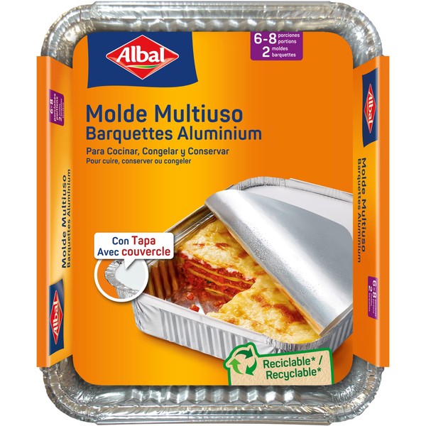 Albal Aluminium Moulds 32 x 26 x 5 cm with