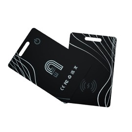 Wallet Tracker Card, Wireless Charging Wallet Finder, iOS Only, Waterproof Mini Card Locator for Wallet, Luggage, ID Card