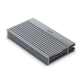 ZIKE 40Gbps M.2 NVMe SSD Enclosure USB4.0 up to 3811MB/s Aluminium Case Z666, Compatible with Thunderbolt4 M.2 M-Key 2280, USB4 USB3.2 Gen2/Gen1 PCI-E Gen 4x4 Tool-Free Installation