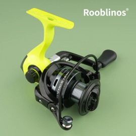 ROOBLINOS MX 5.2:1 Metal Spinning Reel, Lake Fishing Reel, Corrosion-resistant, 2000-7000 SeriesSpool Capacity: 7000 Series