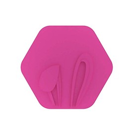 LissieLou Bunny Ears Cookie Stamp Happy Easter Icing Fondant Embosser - Light Pink