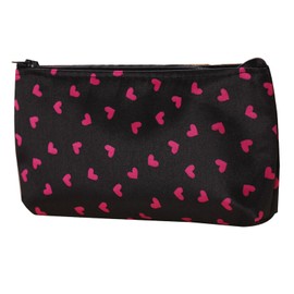 Pxiryanlow Red Outdoor Travel Storage Cosmetic Bag,Portable Travel Cosmetic Bag Makeup Case Heart Dot Print Toiletry Wash Organize Multifunctional Makeup Bag