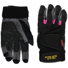Gold`S GYM Pro Training Gloves, L G3402 (Beginner to Advanced), Ergo-Grip Shape, Bench Press, Barbell Curl, Excellent Fit, Hand Protection