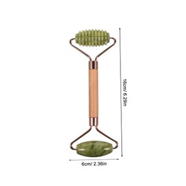 FOMIYES Jade Massager For Face Eyes Neck Tool Jade Facial Roller Beauty Skin Care Facial Massage Roller Noiseless Facial Massage Tool For Anti Aging Wrinkles