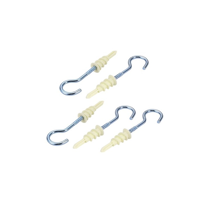 uxcell 5Pcs Self Drilling Drywall Anchor 16mm Inner Dia Zinc