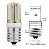 E17 Intermediate Base LED Bulb, 120V AC, Daylight White 6000K,