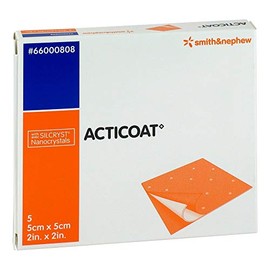 ACTICOAT 5 x 5 cm Antimicrobial Wound Dressing, Pack of 5