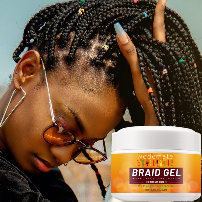 Braided Gel with Good Support for Twists, Curls, Braids and