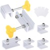 ZFYQ Window Locks, 6 Pack Sliding Windows with Keys, Freely