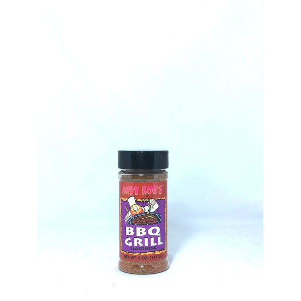Andy Roo's BBQ Grill Seasoning and Dry Rub, 5 Ounce