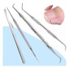 Universo en Linea 4pzs Herramienta Para Uñas Encarnadas Pedicura Profesionales