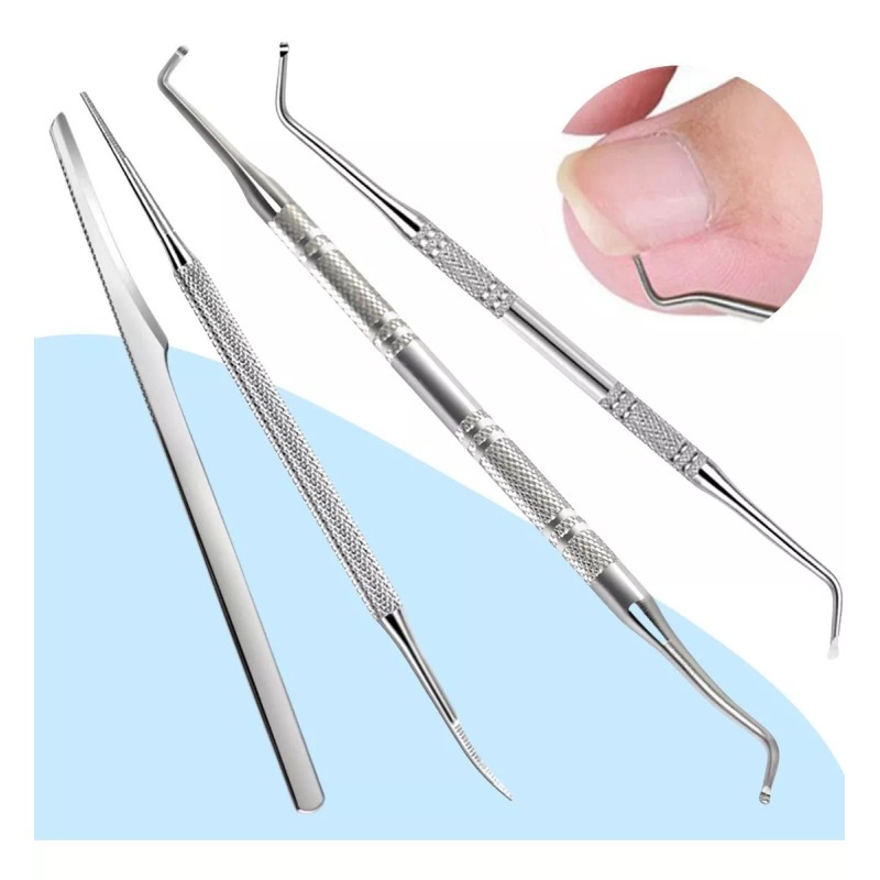 Universo en Linea 4pzs Herramienta Para Uñas Encarnadas Pedicura Profesionales