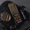 Modular Battery Storage Case with Movable Inserts, Waterproof MOLLE Rugged