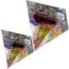 Nupuyai Labradorite Healing Crystal Pyramid for Protection, Chakra Energy Crystal