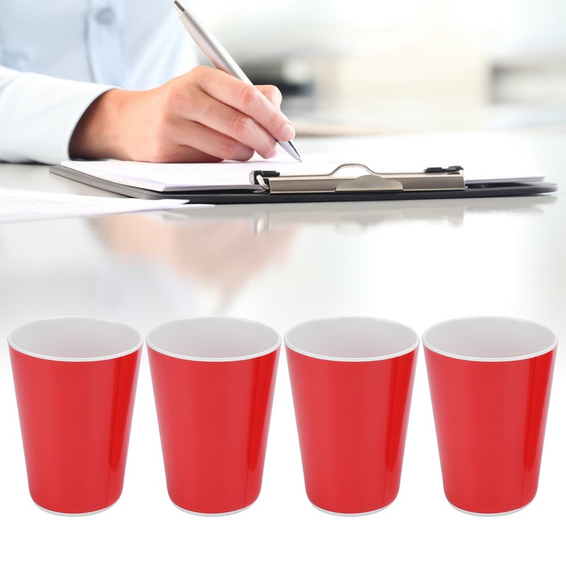 4PCS Imitation Ceramic Water Cup Drinking Mug for Office Home