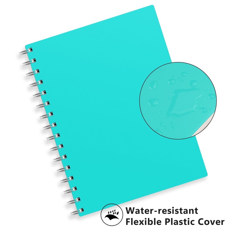 RETTACY Spiral College Ruled Notebook, 300 Pages, A5 Medium Size