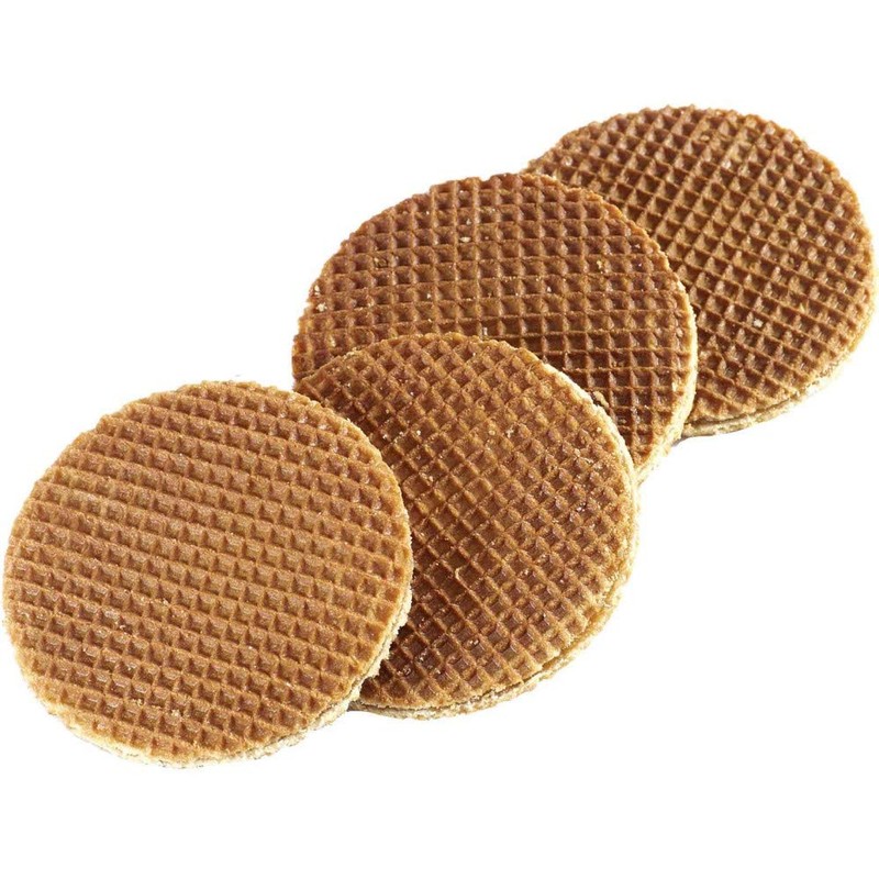 The Old Mill 8 Stroopwafels Original Dutch Caramel Filled Waffels