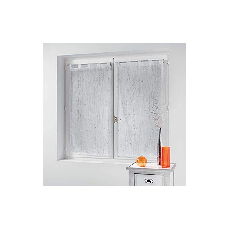 Douceur d'Intérieur Soft Indoor Filiane Pair Polyester White 2 x