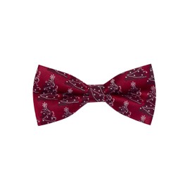 Gusleson Mens Green Christmas Bow Tie for Children Red Adjustable Pre-tied Bowtie Wedding Sets (UK0004-4B3)