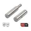DOJA Industrial | Round Weld-On Door Pin Hinge | Pack