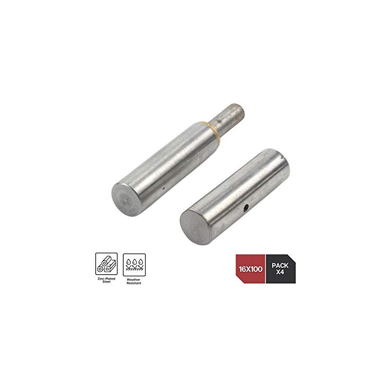 DOJA Industrial | Round Weld-On Door Pin Hinge | Pack