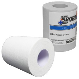 RE-GEN Sport Premium Extra Wide Zinc Oxide Tape - Size 7.5cm x 10m - Ideal for Large Joints, Knee, Ankle, Elbow, Wrist, Knee, Shoulder - 2 Rolls