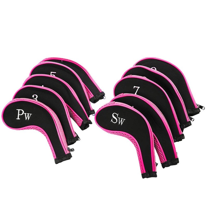 Golf Iron Head Covers, 10 Pieces Waterproof Neoprene Golf Clubs