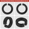 OwnMy 4PCS Rubber Coil Spring Spacers for Cars Heavy Duty