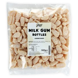 Just Treats Old Fashioned Dusted Milk Bottles (500g Share Bag)